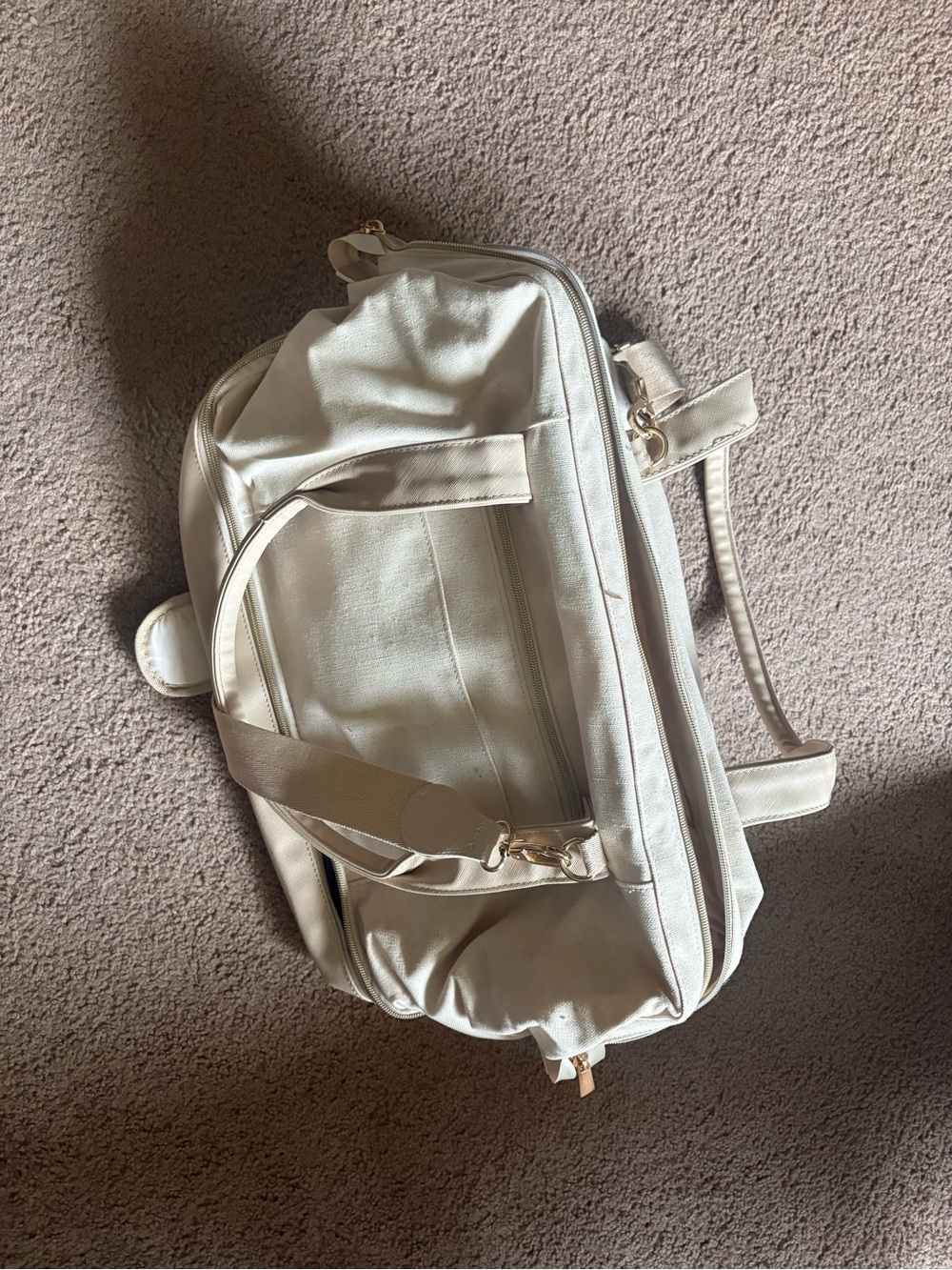 Cream Convertible Women's Travel Bag - Unbranded